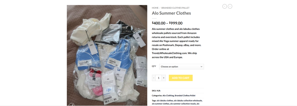 Alo Summer Cloths