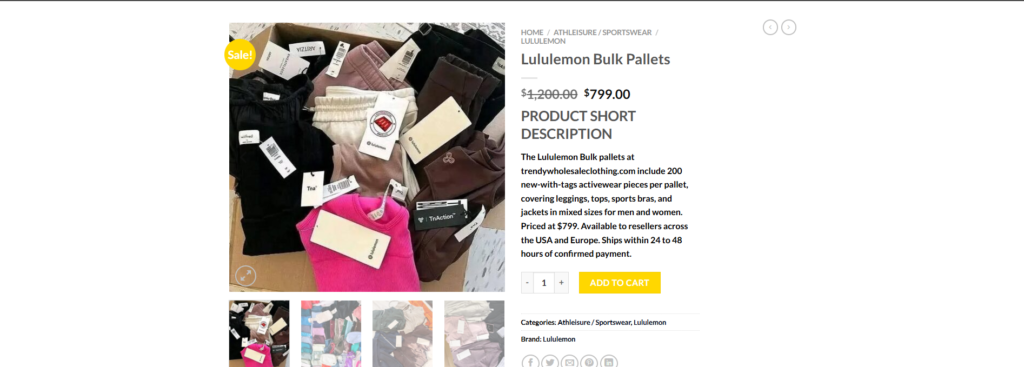 Lululemon For Sale